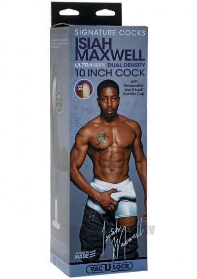 Signature Cocks Isiah Maxwell 10 inch Ultraskyn Cock