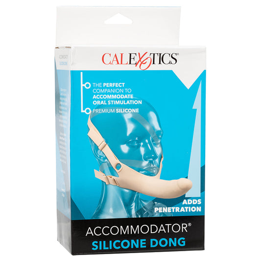 The Accommodator Silicone Chin Dildo - Ivory